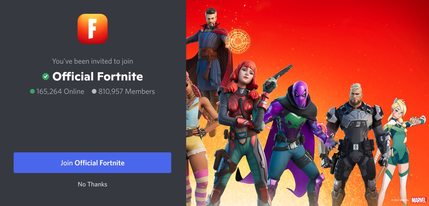 How to join the Fortnite Discord server