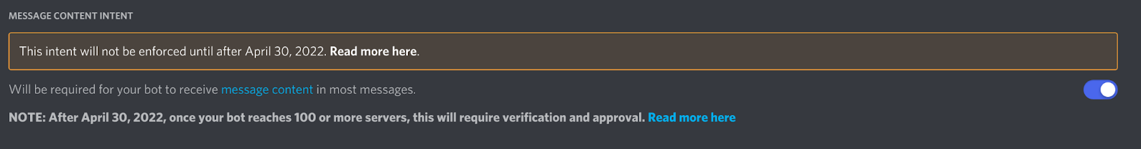 Discord Bot messaging permissions.