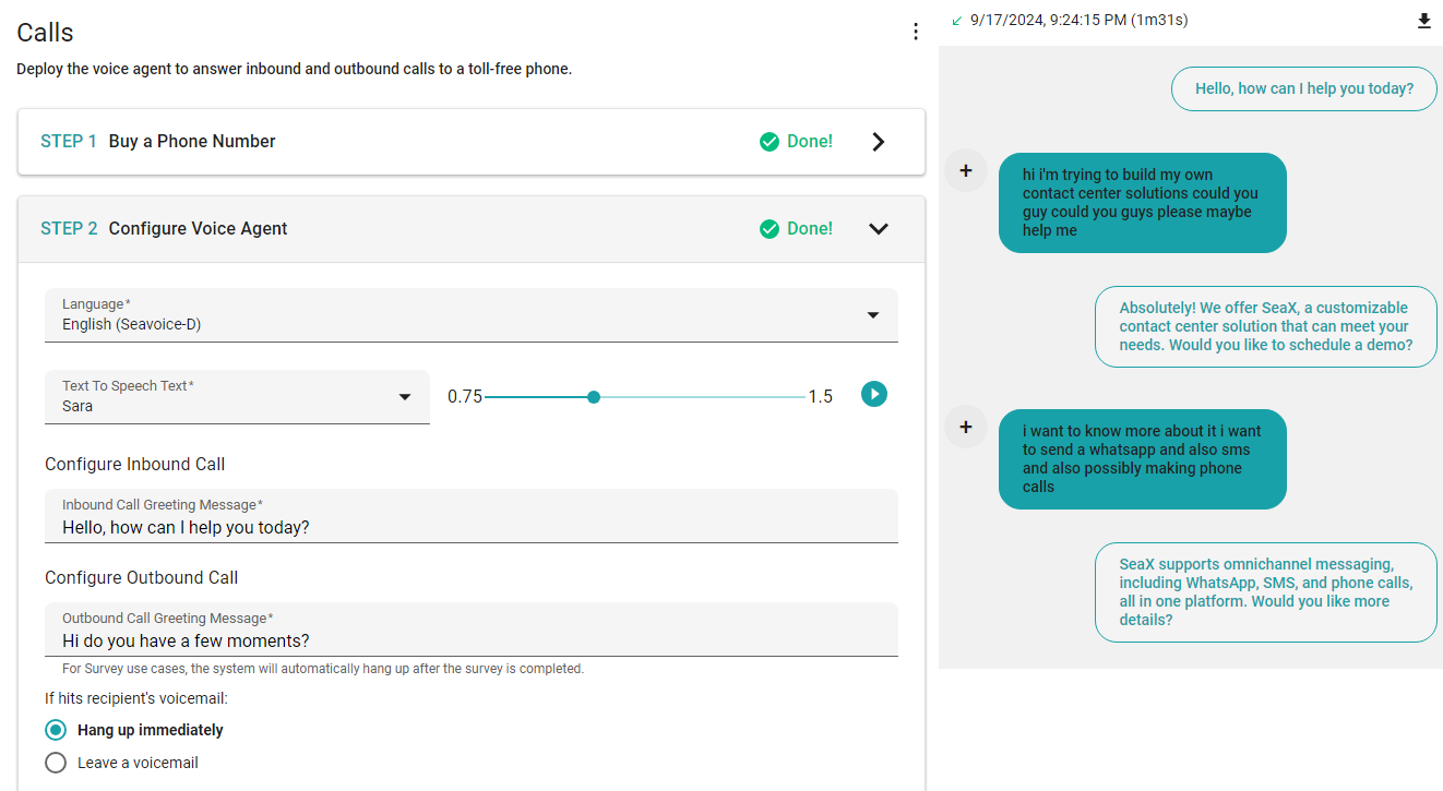 SeaChat Product Page