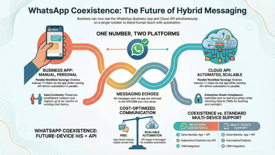 WhatsApp Coexistence: Technical Architecture, Enterprise Use, and the Future of Hybrid Messaging