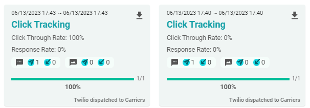SeaX Messaging introduces click tracking for your bulk messaging campaigns.